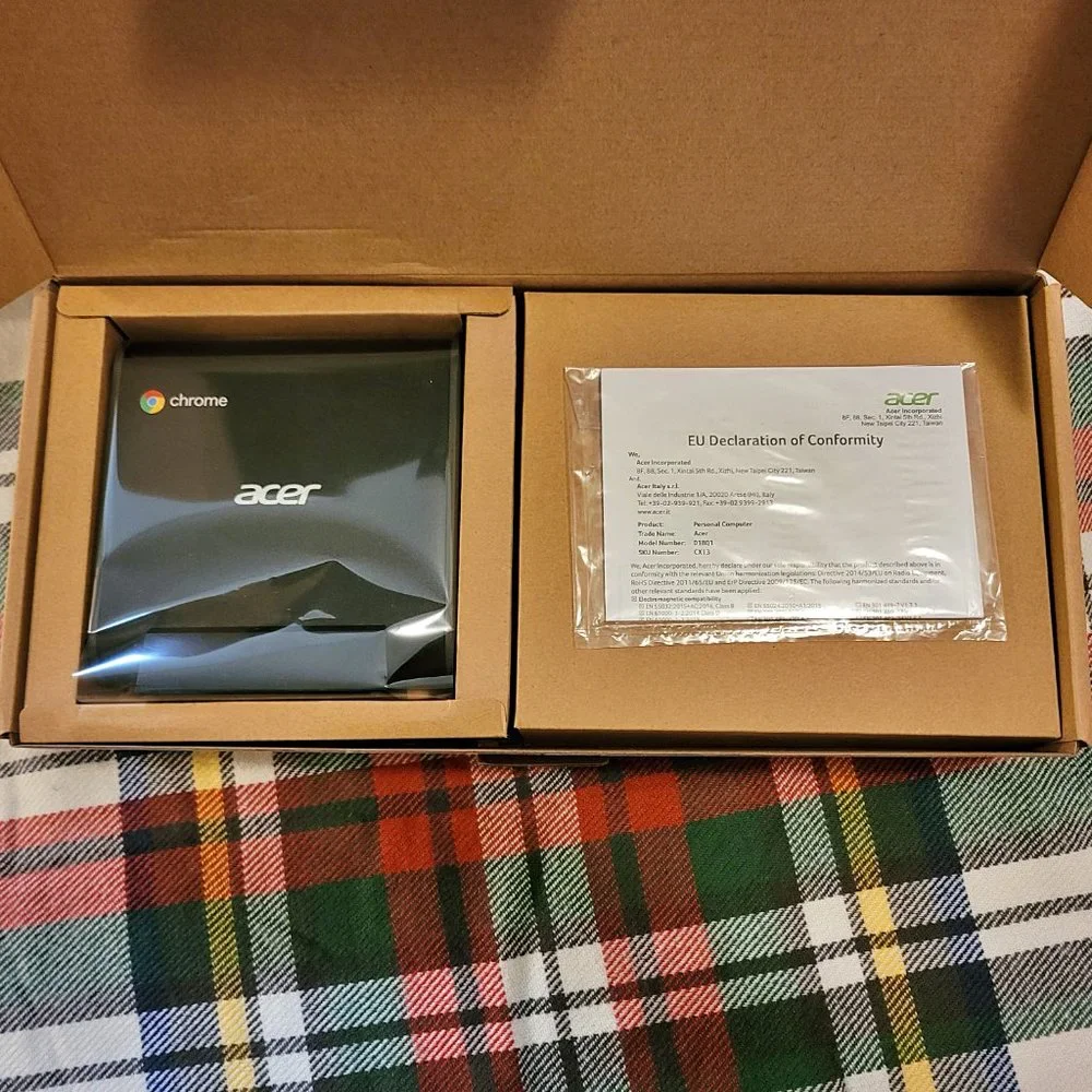 Acer Chromebox 1.8 Celeron 128GB M.2SSD/4GB DDR4/W-Fi 5, EUC (CXI3-UA91)